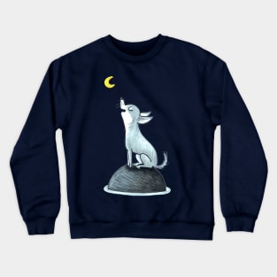 Chihuahua I Moon Howler I Dog Crewneck Sweatshirt